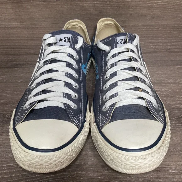 Seattle Seahawks Converse All Star Mens Size 9 Shoes Custom Low Top Blue Sneaker - Picture 5 of 7